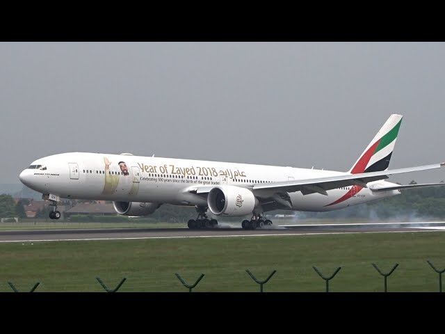 Brussels Airport Landings Incl Zayed Emirates 777, Rwandair, 737max Icelandair