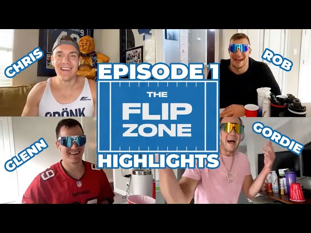 Gronk Bros' Flip Zone Ep. 1 Highlights (Game Show, Flip Cup & Dares) 🥤😅