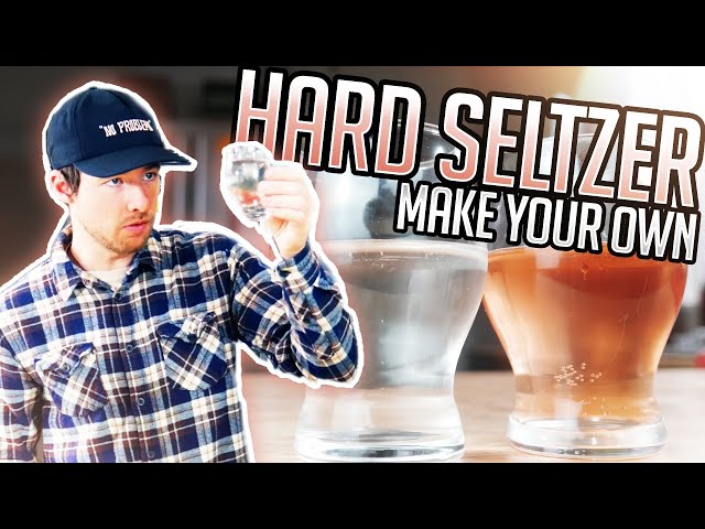 Making White Claw at home but BETTER! - DIY Hard Seltzer