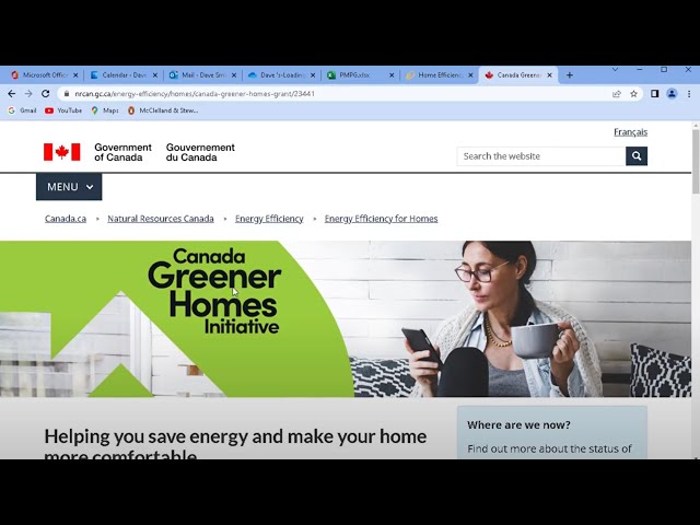 Canadian Government Money for Home Renovations to Improve Energy Use; Get Started with NR Can!