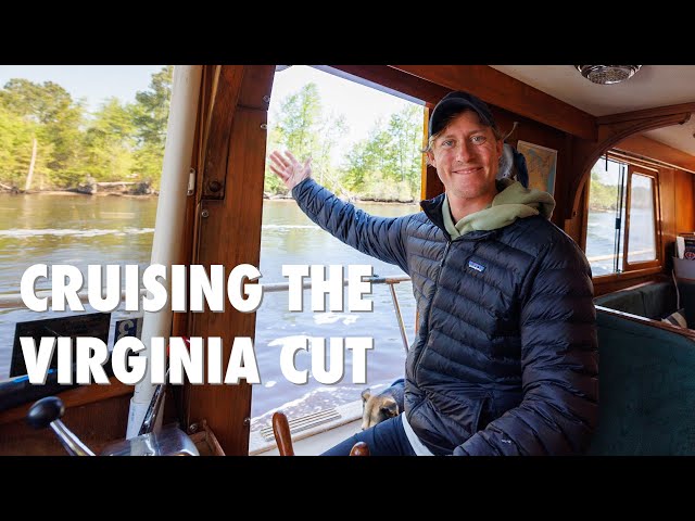 FREE DOCKS on the Virginia Cut in our Trawler (and Learning about the Battle at Great Bridge)