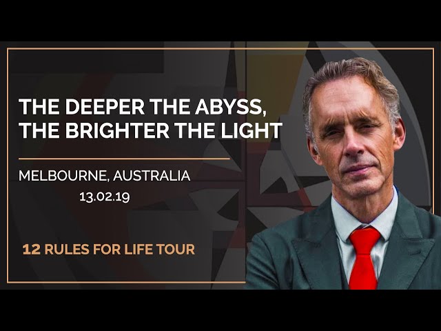 Lecture: 12 Rules for Life Tour - Melbourne, Australia.