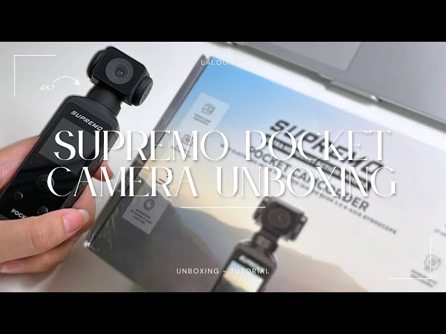 Supremo Ultra HD Pocket Action Camera unboxing and tutorial | 📦