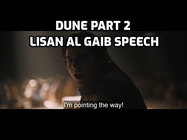 DUNE Part 2 - Paul Atreides Speech , 1440p High Quality