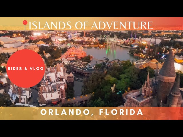 Islands of adventure Walkthrough Tour and Butterbeer! Orlando vlog