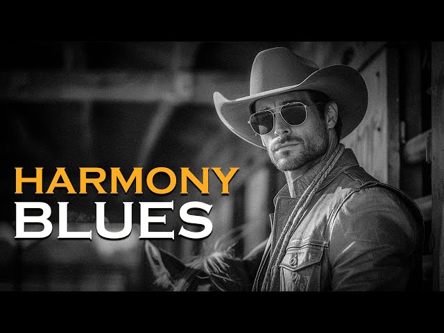 Harmony Blues - Melodic Guitar and Piano for a Relaxing Evening | Slow Blues Rock Ballads