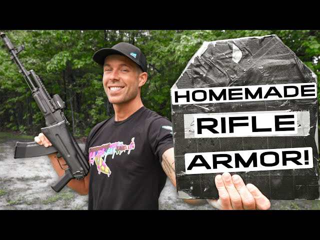 CHEAP Homemade Body Armor That Stops RIFLES, How's It Done??