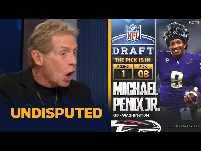 UNDISPUTED | "IS CRAZY!" - Skip and Irvin reacts Falcons select Michael Penix Jr. 8th overall