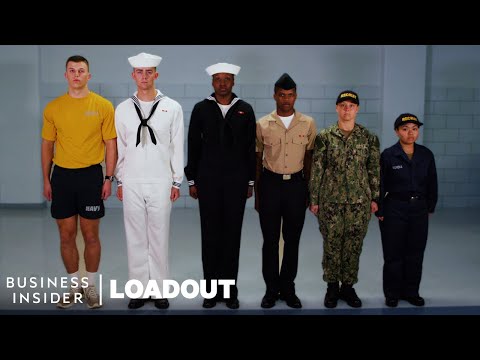 Every Uniform In A Navy Sailor's Seabag | Loadout | Business Insider