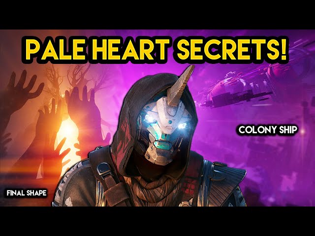 Destiny 2 - NEW PALE HEART SECRETS! Awoken Colony Ship? Cayde's Stand and MORE!