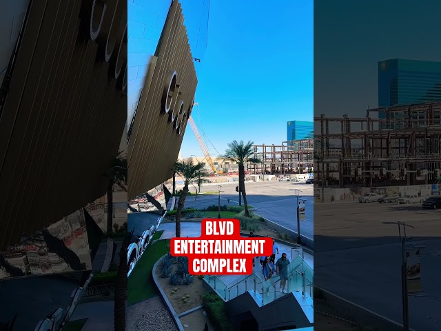 Construction Update! BLVD Entertainment Complex #lasvegasnews #lasvegas #constructionupdates