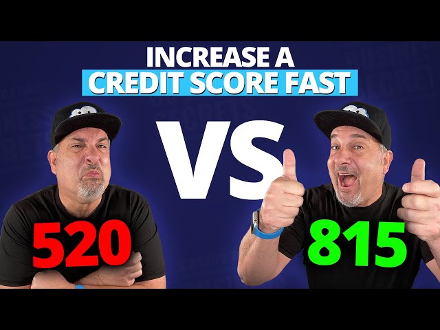 5 Simple Ways to Increase a Credit Score FAST fix bad credit in 2021
