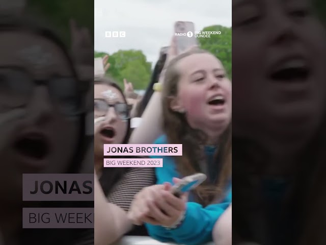 no thoughts, just Jonas Brothers at #BigWeekend 🥹💗