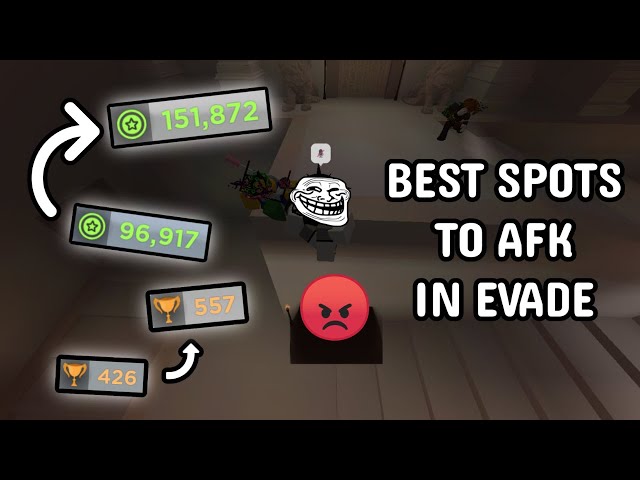 BEST SPOTS TO AFK IN EVADE *$$$*