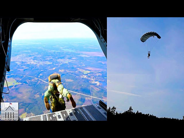Special Forces Group (Airborne) Insane Military Free Fall Jump! Swift Response 24