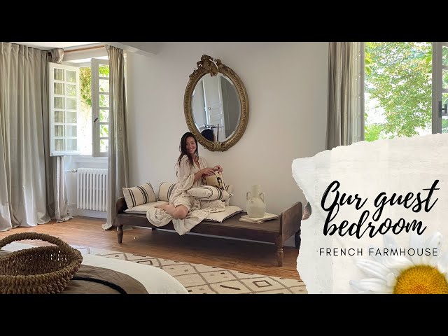 Au revoir août | How I redesign our French farmhouse guest room | Wisteria maintenance