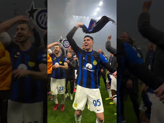 Inter were making the most of the celebrations after their 20th Scudetto win 🎉