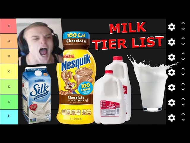 Milk tier List Joe Bartolozzi