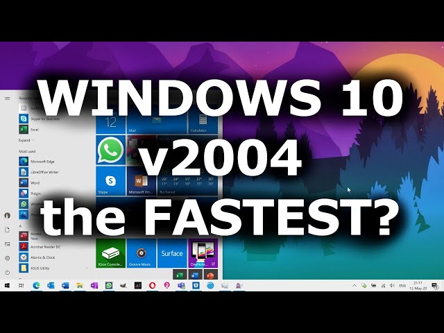 TEST: Windows 10 2004 - How much faster than LTSC? Best Windows 2020