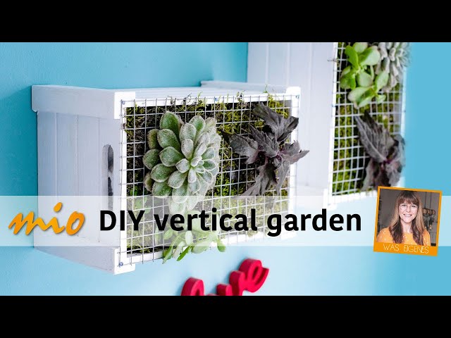 DIY Vertical Garden mit Bine von was eigenes