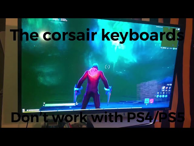 How to make a Corsair Keyboard work on a PS4/PS5