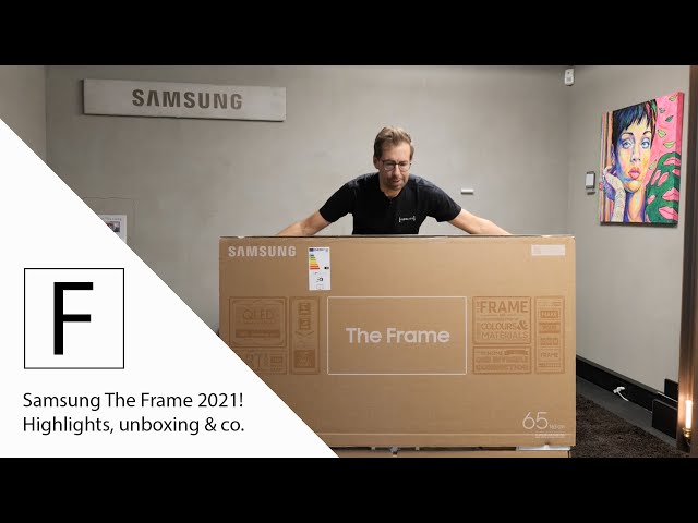 Samsung The Frame neu 2021 LS03A Unboxing, Anschluss, Wandmontage + Produktinfos GQ65LS03AAU
