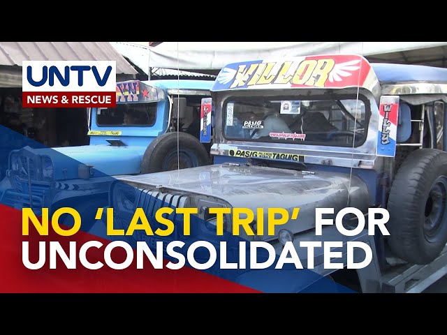 Unconsolidated jeepneys to ply routes amid looming apprehension