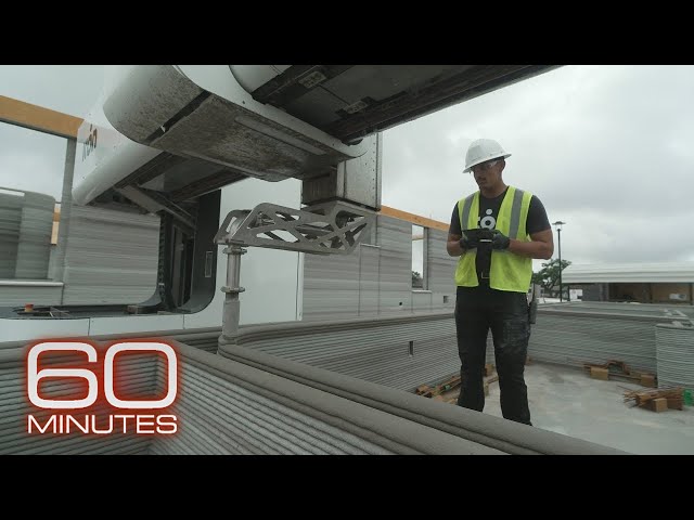 3D printing homes on Earth, someday the moon | 60 Minutes