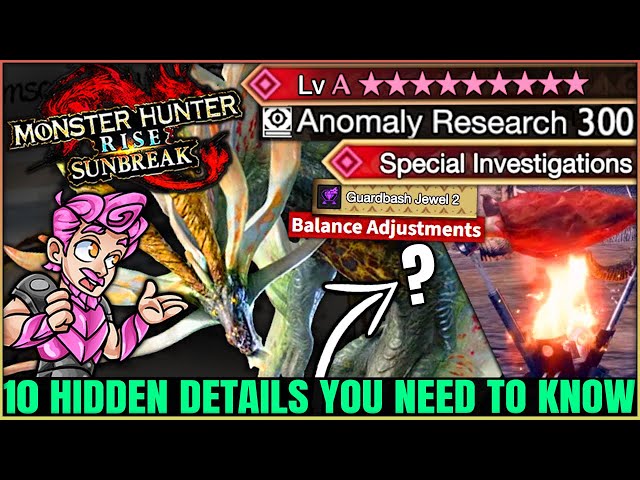 10 Title Update 5 Secrets You Didn't Know About - Tips Tricks & More - Monster Hunter Rise Sunbreak!