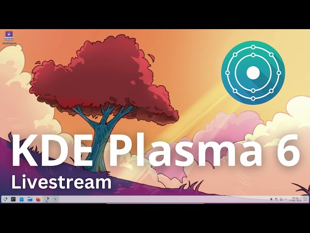 KDE 6 Plasma - Hauke und Jean testen es - Livestream