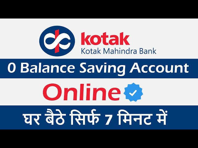 Kotak Mahindra Bank Open Account Zero Balance 2023 | Kotak 811 Account Opening Online Zero Balance