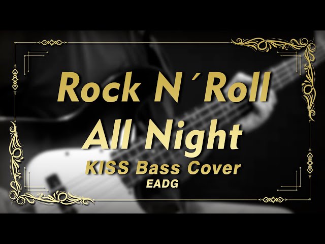Rock And Roll All Night - Kiss Bass Cover - Tadeu Ricardo