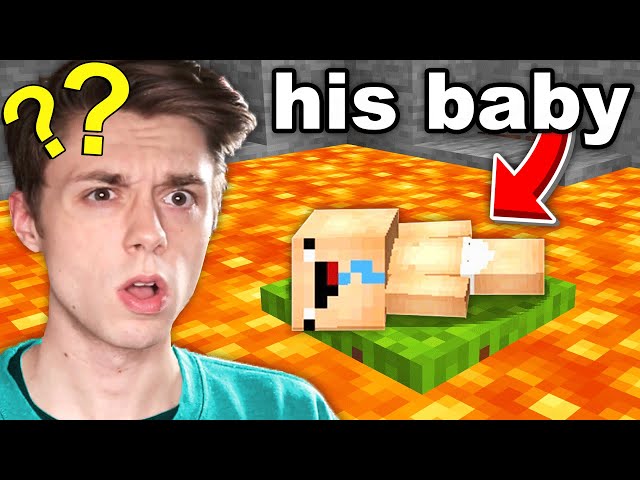 I Fooled my Friend with a BABY MOD on Minecraft...