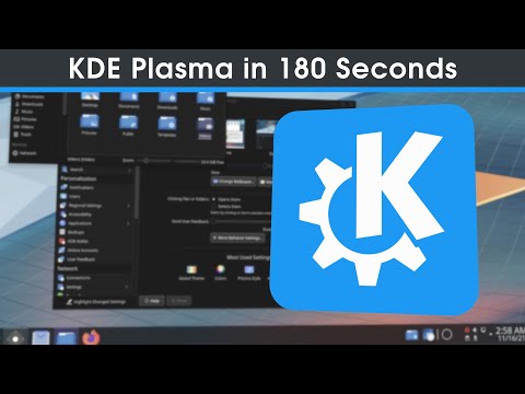 KDE Plasma in 180 Seconds - Linux