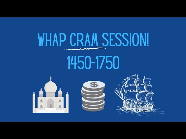 WHAP Cram Session: 1450-1750!