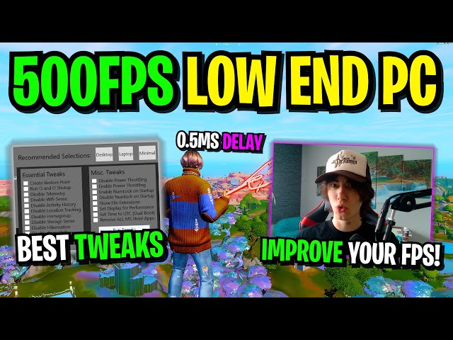 How To BOOST FPS Fortnite Low End PC Season 4! 🔧 (Full Optimization Pack for MAX FPS & Fix Lag)