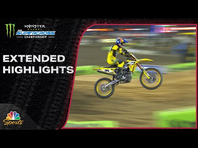 Supercross 2024 EXTENDED HIGHLIGHTS: Round 13 in Foxborough | 4/13/24 | Motorsports on NBC