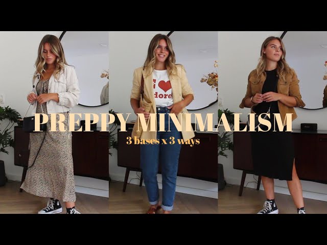 Summer Lookbook for Preppy Minimalists | Styling 3 Bases in 3 Ways!
