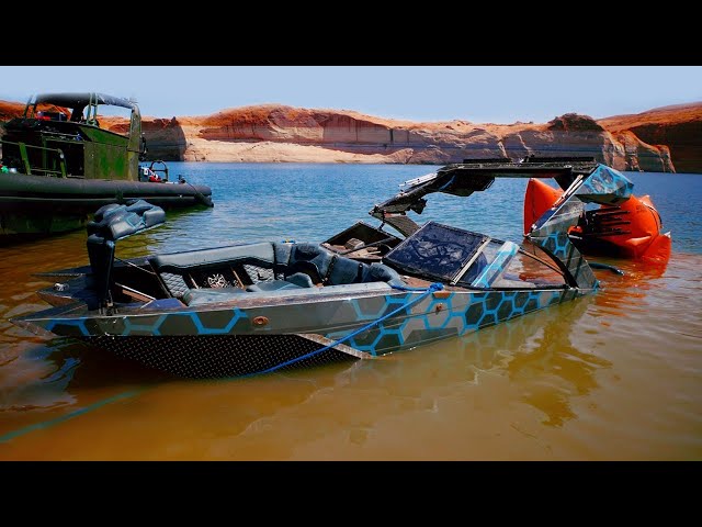 We Found His $400,000 PAVATI Boat 95' UNDERWATER…