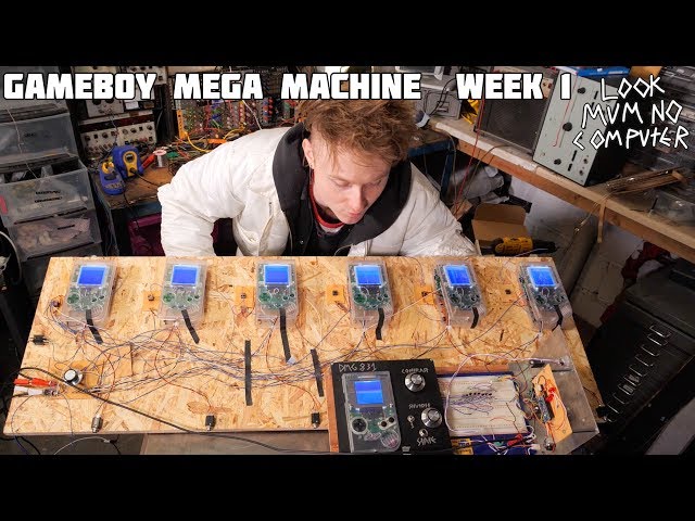 GAMEBOY MEGA MACHINE BUILD VLOG #1