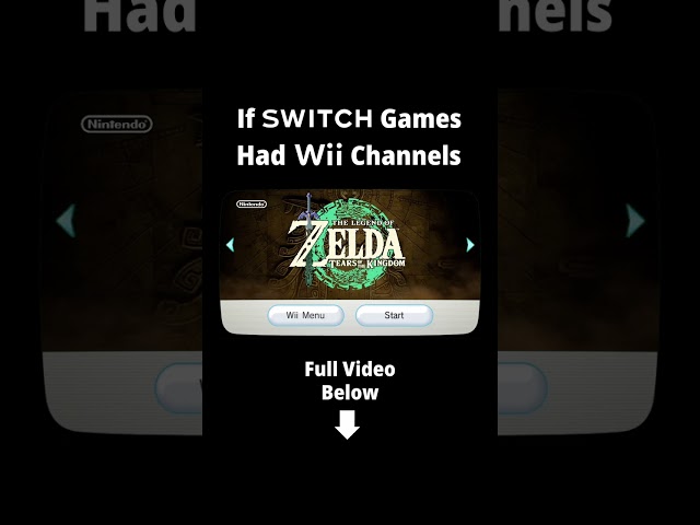 If Switch Games Had Wii Channels