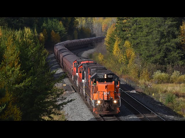 Chasing an Ore Train With BLE 909 on the Iron Range