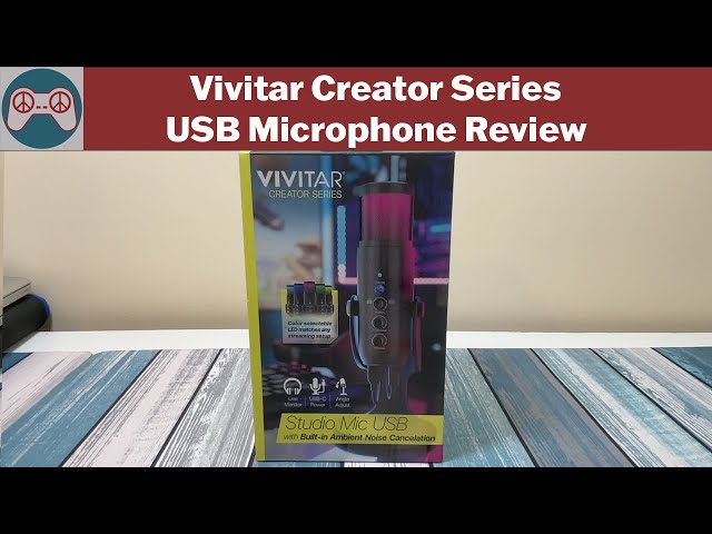Vivitar Creator Series Studio Mic USB Review - Cheap, but good?