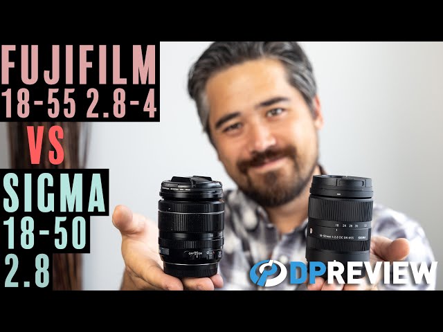 Sigma 18-50mm F2.8 vs Fujifilm 18-55mm F2.8-4: What's the best compact X-Mount standard zoom?