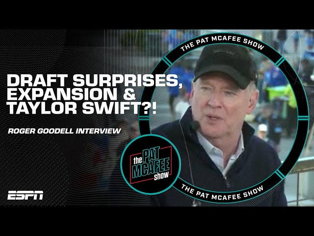 Roger Goodell talks NFL expansion, Draft surprises & Taylor Swift?! 🙌 | The Pat McAfee Show