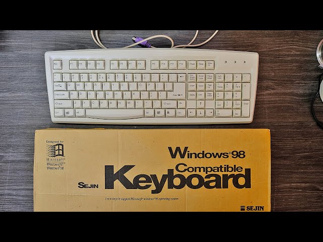 [Unique] Windows98 Compatible!!.. Keyboard Unboxing & Sound Test