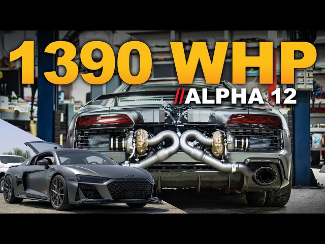 Stealth Alpha 12 Audi R8 Build | 1390whp STOCK MOTOR!!!