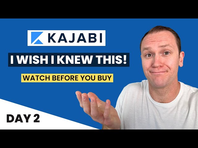 10 Things I Wish I Knew BEFORE I Bought Kajabi