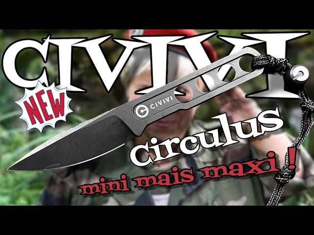 CIVIVI "Circulus"... le petit couteau EDC fixe de poche très utile... et tellement mignon !!!