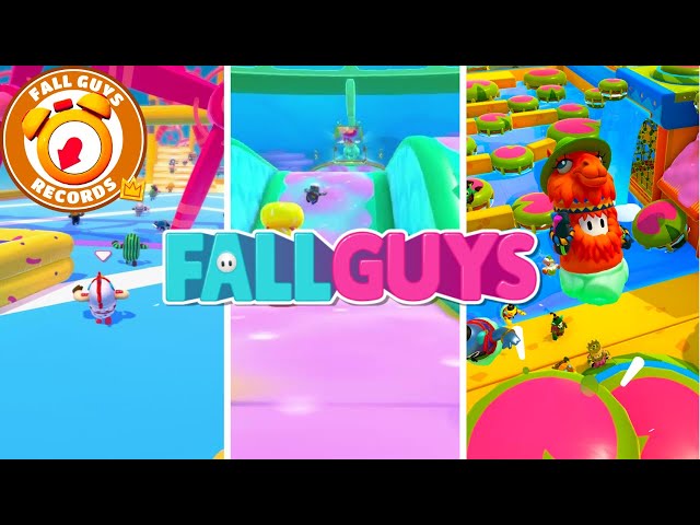 ALL FALL GUYS WORLD RECORDS EVERY MAP! FALL GUYS TIPS & TRICKS